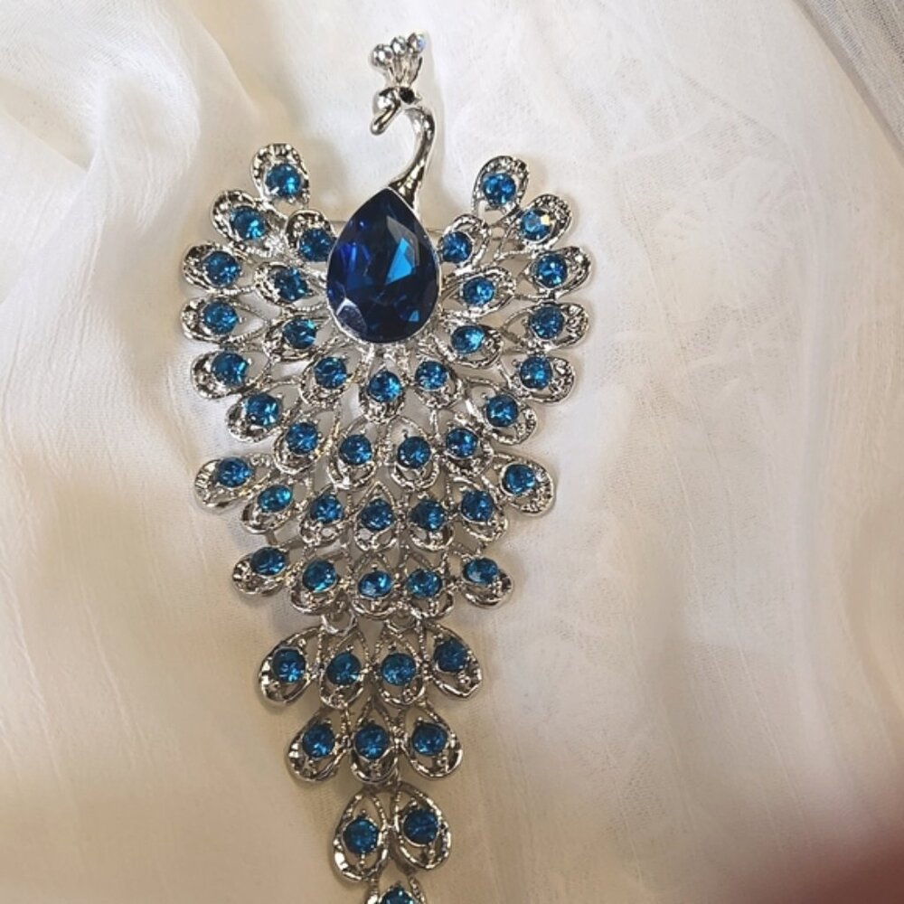 Peacock Brooch Pin